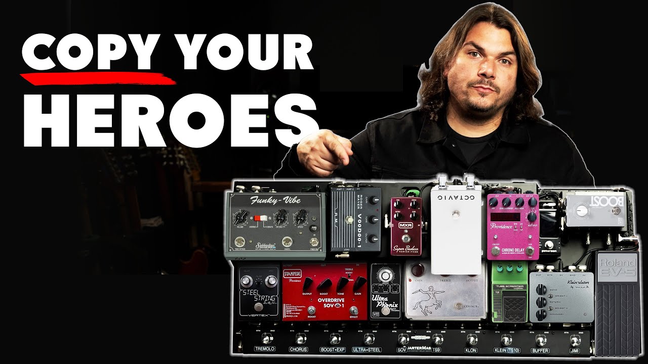 Я собрал педалборд, используя ТОЛЬКО любимые педали моих кумиров.