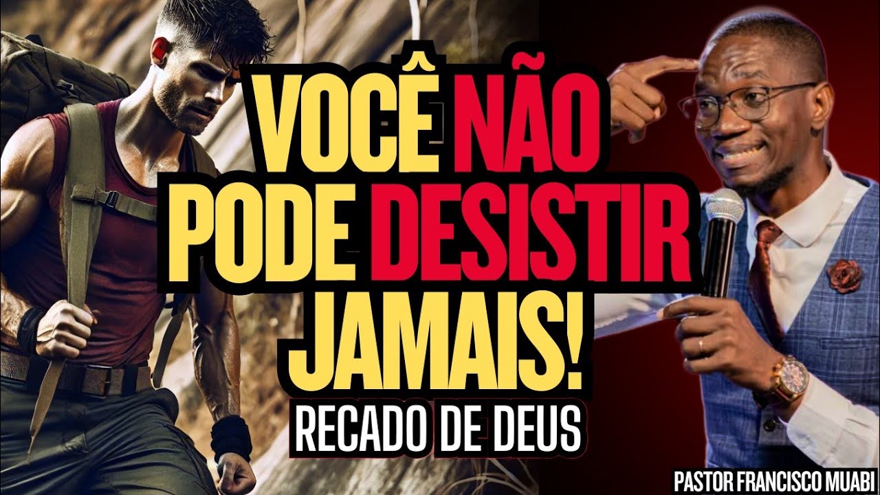 ESTÁ DIFÍCIL? ENTÃO ESCUTA ISSO (PREGAÇÃO IMPACTANTE) | PASTOR FRANCISCO MUABI