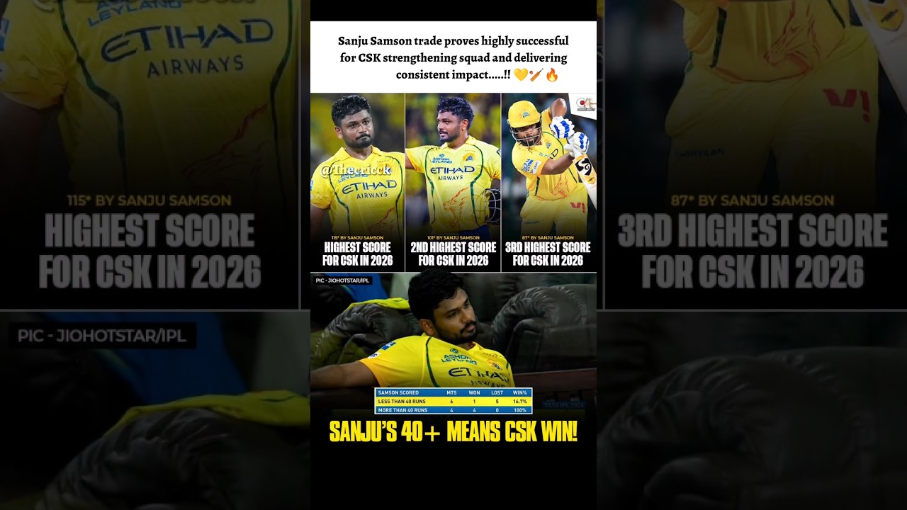 CSK Ka Masterstroke Trade 👀💛 #shorts #sanjusamson