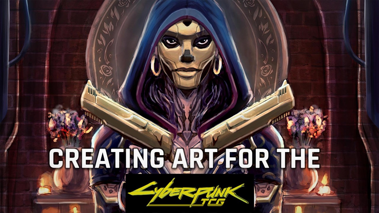 Создание иллюстраций для коллекционной карточной игры Cyberpunk TCG.