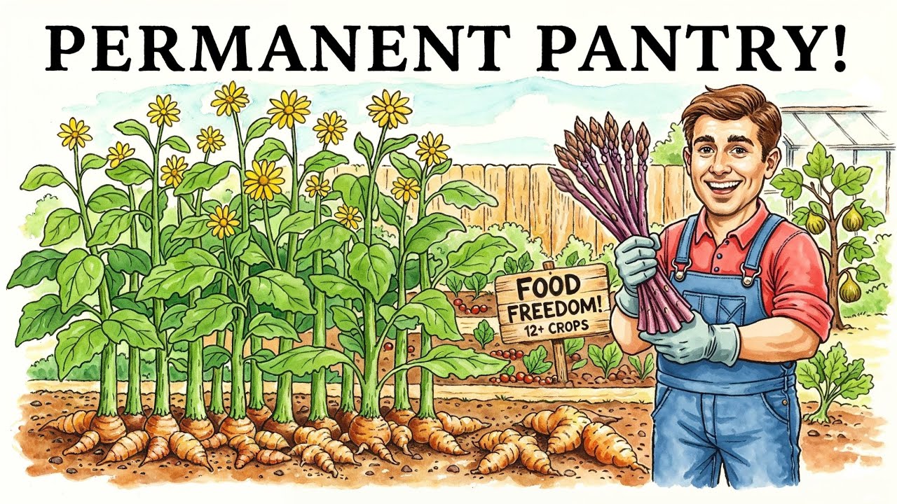 12 Crops That Feed You FOREVER If You Plant Them ONCE!