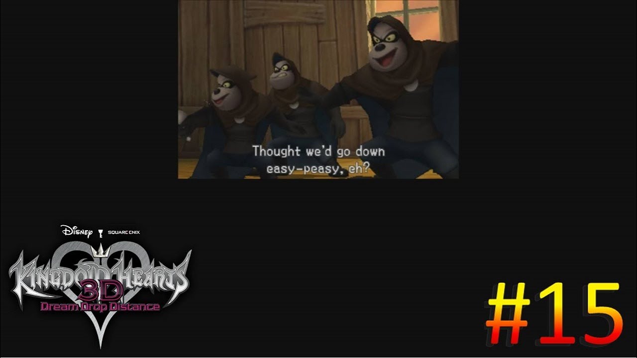 Kingdom Hearts 3D: Dream Drop Distance - The Beagle Boys Boss Fight