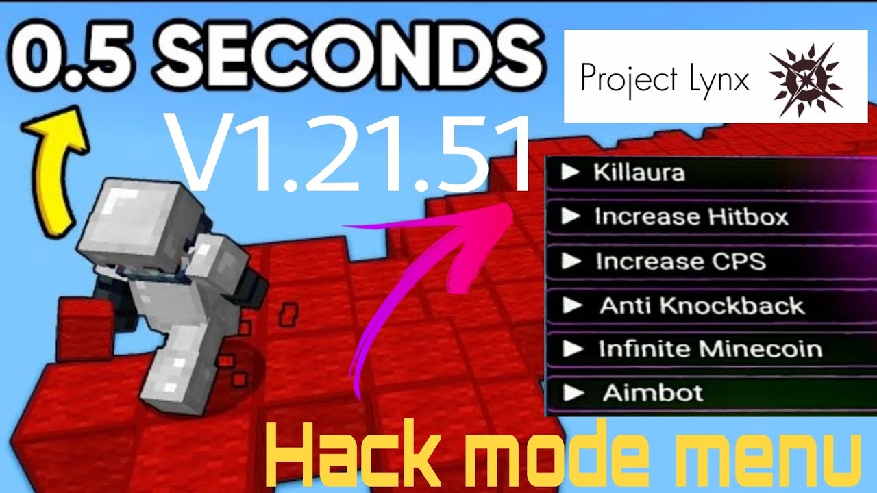 أفضل هكر ماين كرافت الجوال ١.٢١.٥١ | hacker for minecraft pe v1.21.51