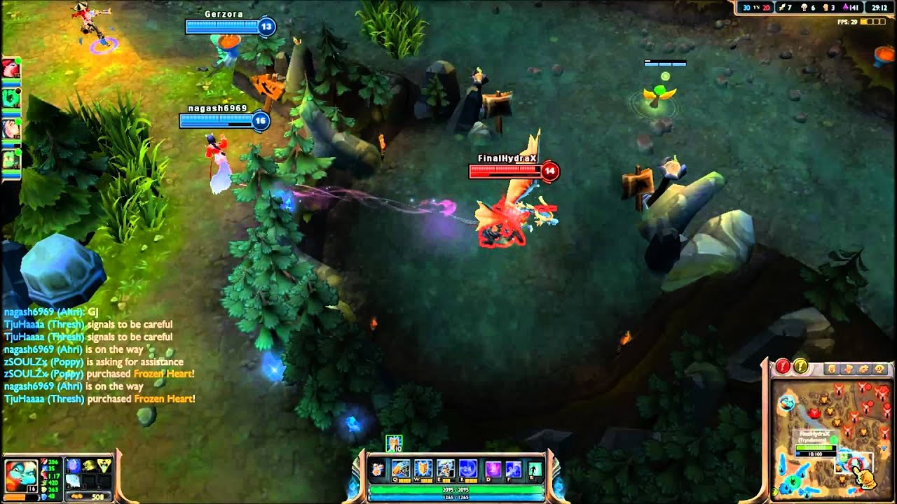 League Of Legends: Amazing Ahri Dragon Steal