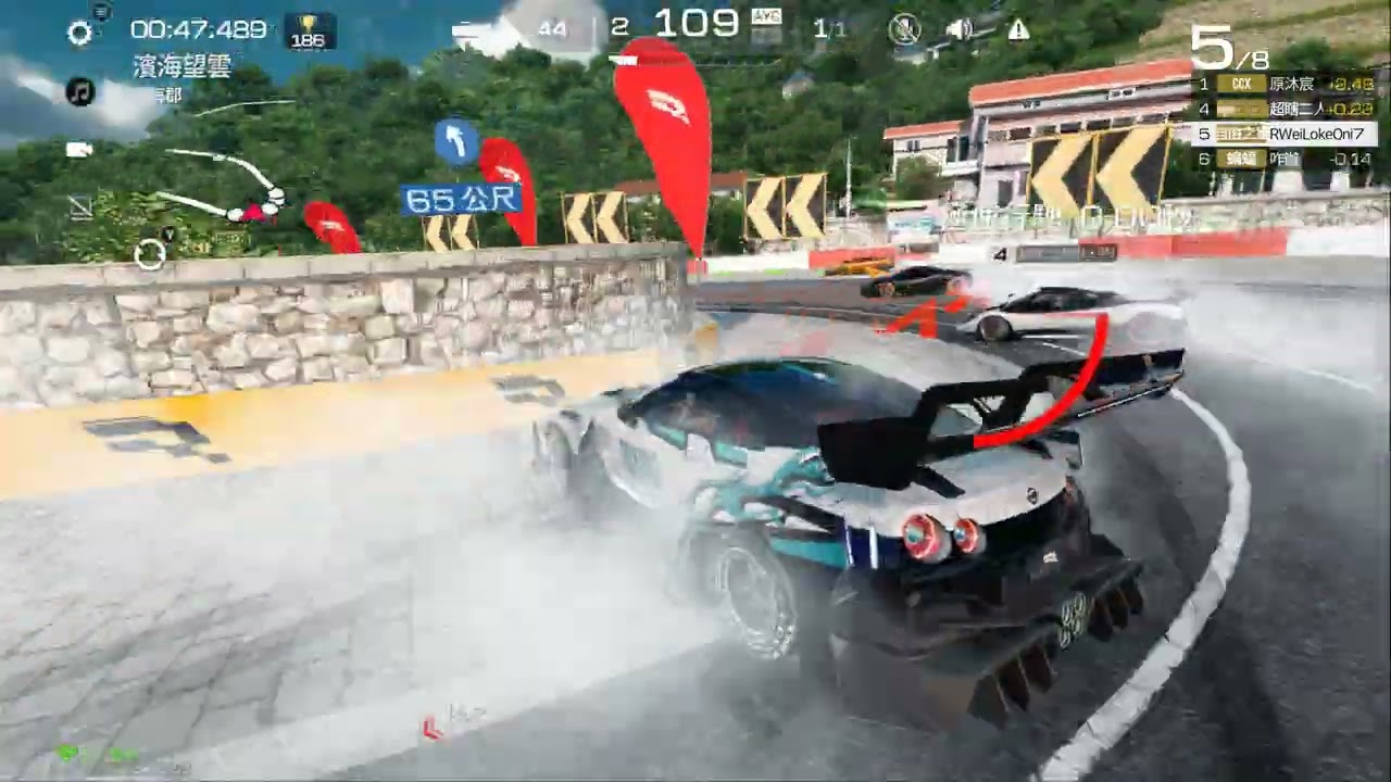 巔峰極速 | 大師賽 南海郡 濱海望雲 01:49.085 日產 GT-R 自由之嵐 車開穩是關鍵 |