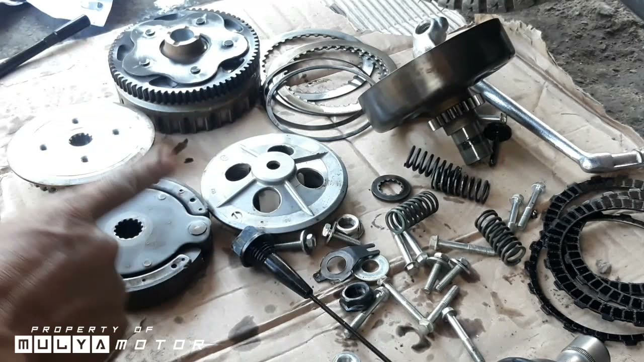 Tutorial detil bongkar pasang kanvas kopling MX  old