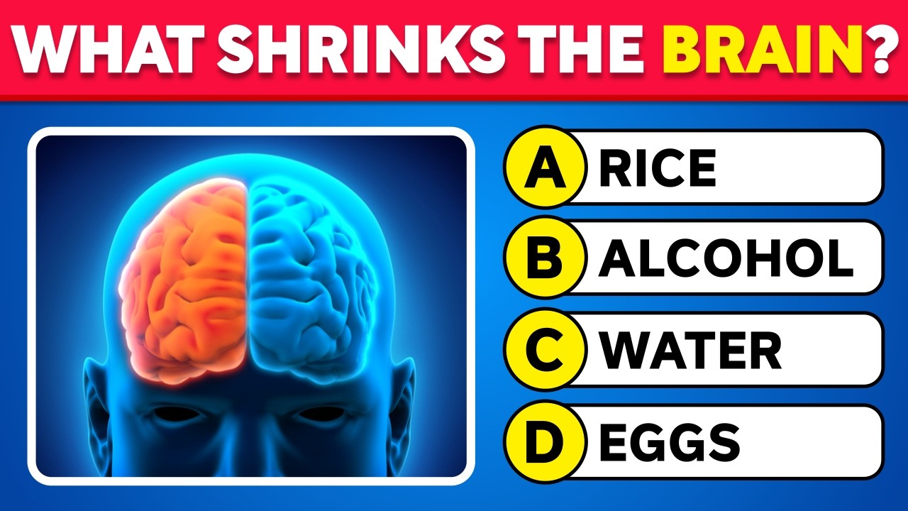 Your Brain Is Sharp If You Get 20 Right! 🧠 40 Human Body Quiz Questions!
