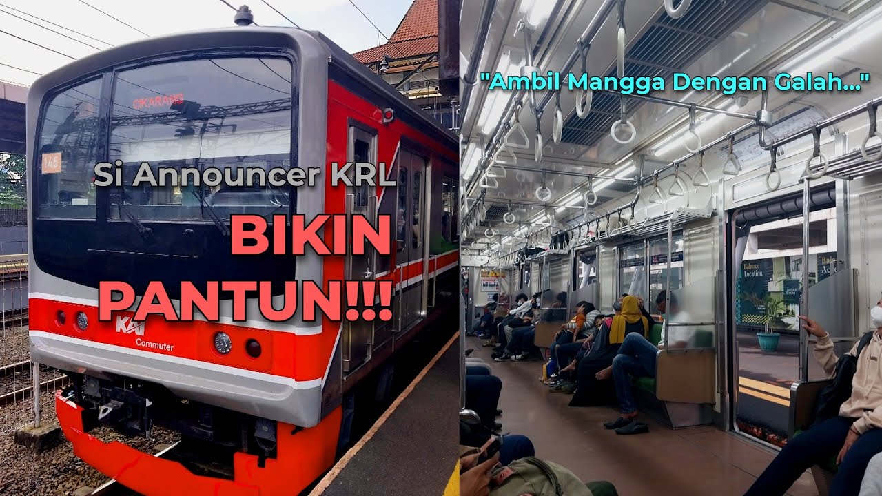 Di Kala Announcer KRL Membaca Pantun...