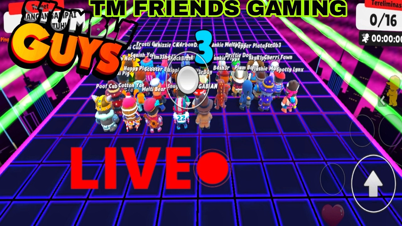 Come on in 🏁  [MABAR] |Stumble Guys  Live Funny Gameplay part7