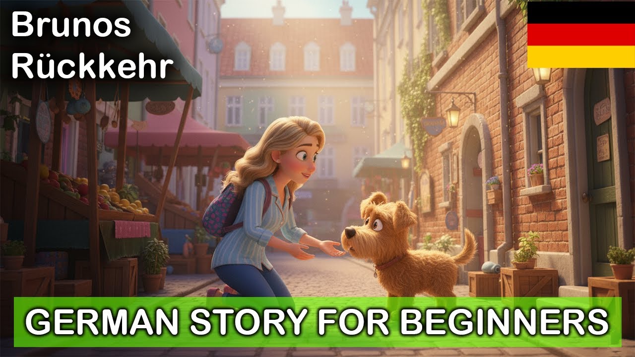 (A1-A2)  Easy German Story for Beginners - "Brunos Rückkehr"