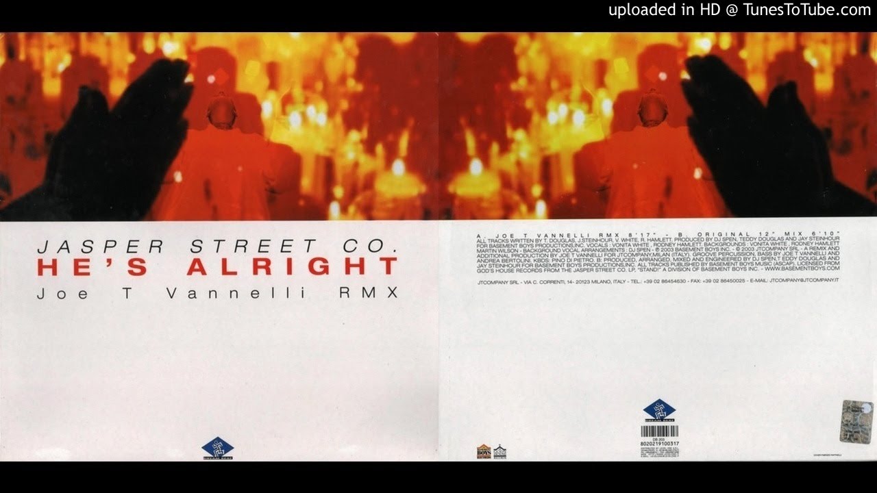 Jasper Street Co. - He's Alright (Joe T Vannelli rmx)