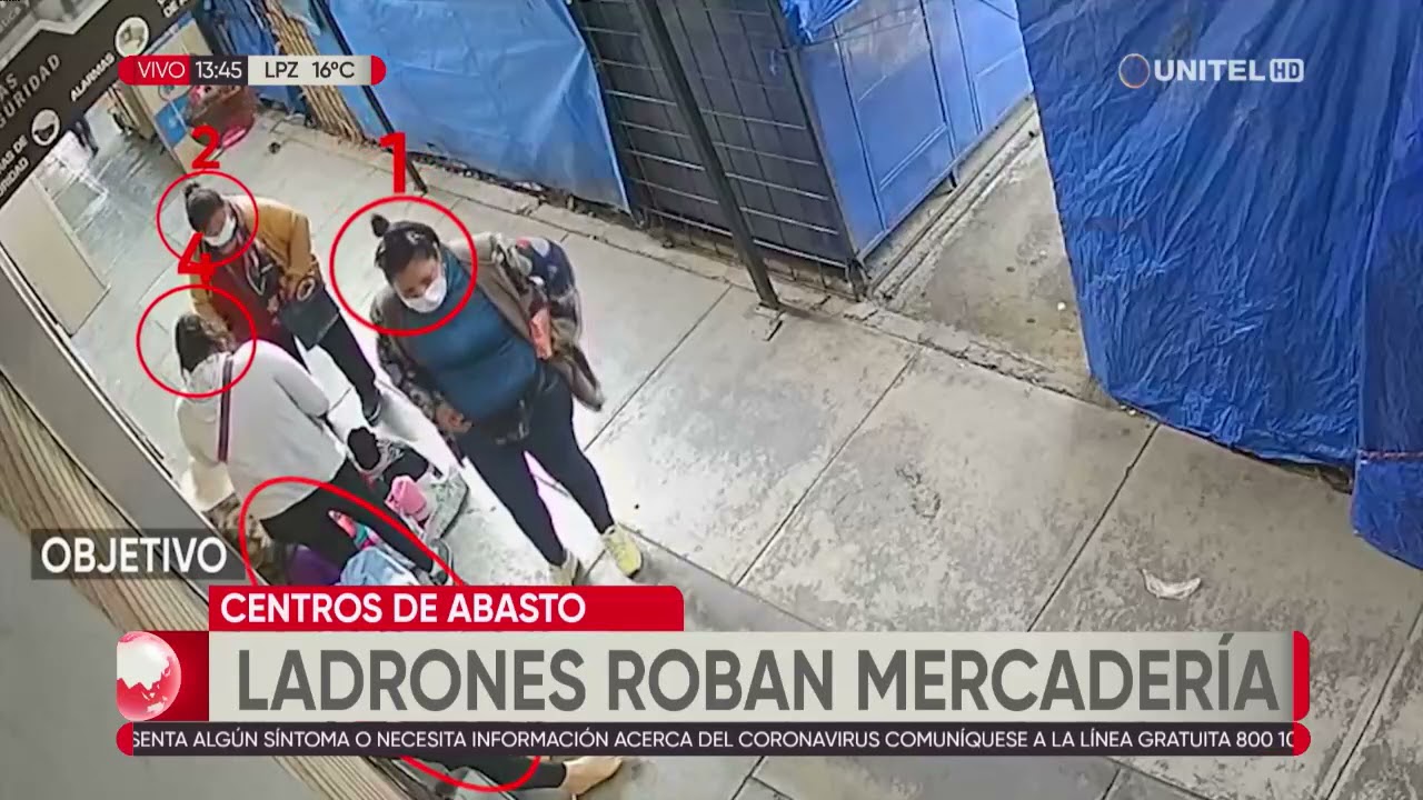 Menos de dos minutos tardaron cuatro delincuentes en distraer y robar mercadería a comerciante