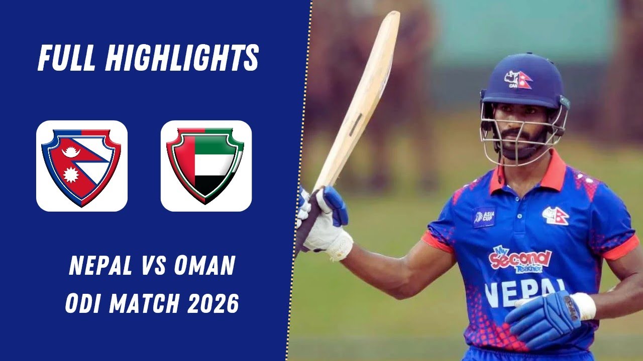 NEPAL VS OMAN ODI MATCH FULL HIGHLIGHTS 2026 | NEP VS OMAN
