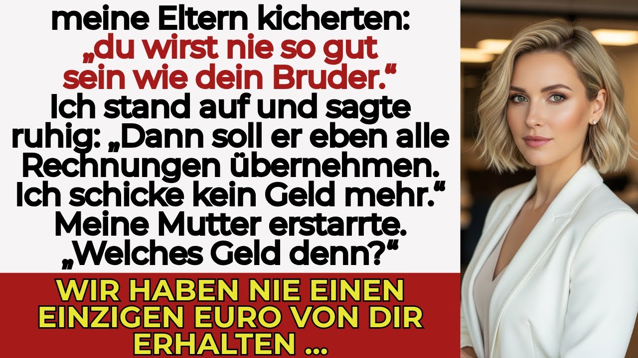 Meine Familie nannte mich einen Versager — bis ich sagte, ich sei der Finanzdirektor.