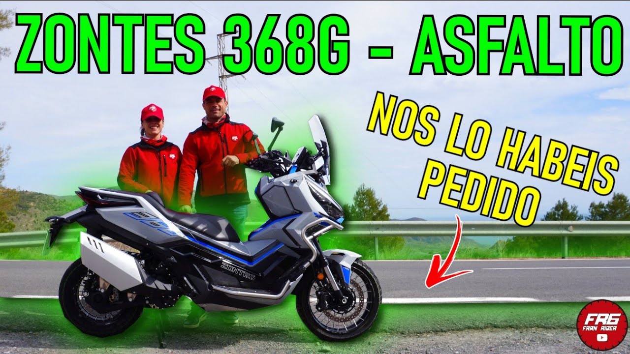 ✅ PRUEBA ZONTES 368 G EN ASFALTO / VELOCIDAD DE CRUCERO ZONTES 368 G / RESPUESTAS ZONTES 368G