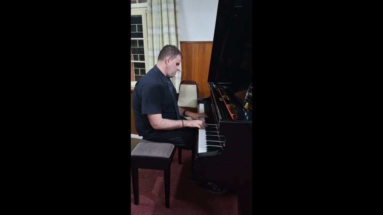 Interpretação no piano da música 