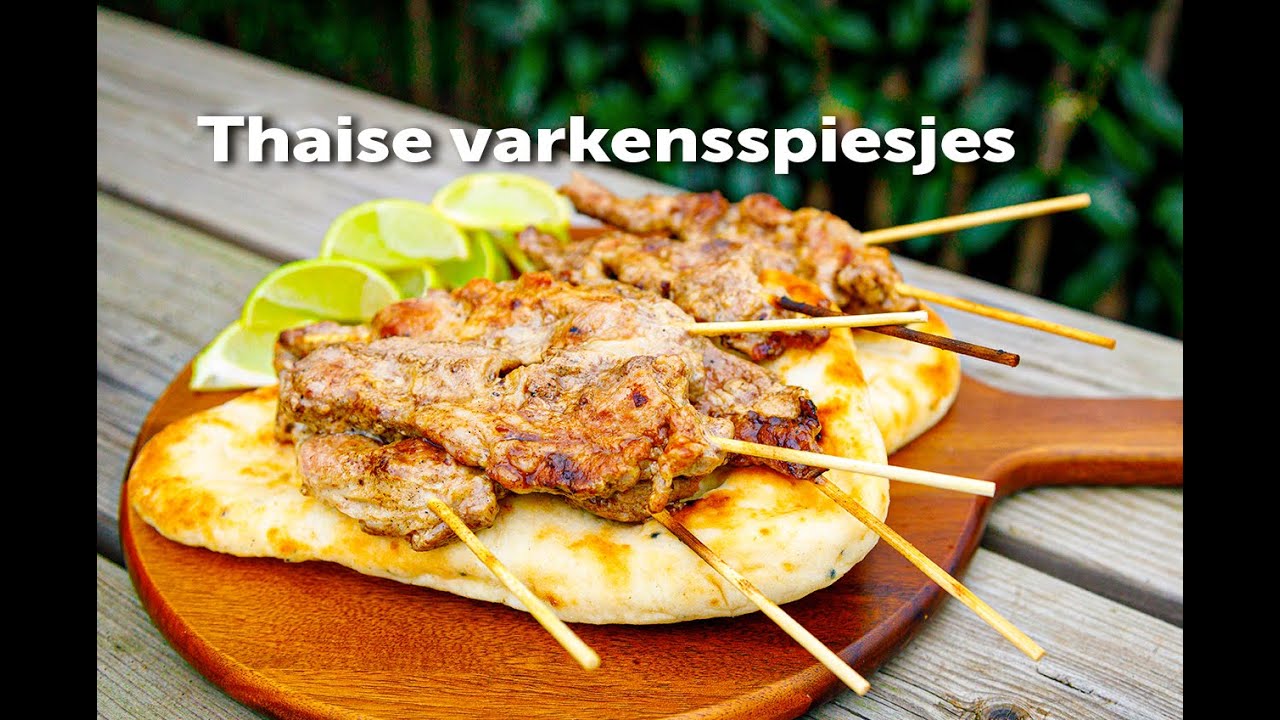 Thaise varkensspiesjes (Moo ping) | Fire&Food TV BBQ-video