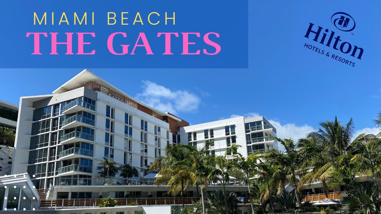 AMAZING Miami Beach resort and PHENOMENAL hotel | The Gates Hotel full tour 4K |