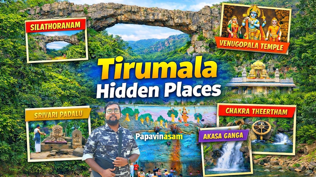 Tirumala Hidden Divine Places 🙏 | Akasa Ganga Origin & Papavinasam Story | Tirupati Vlog