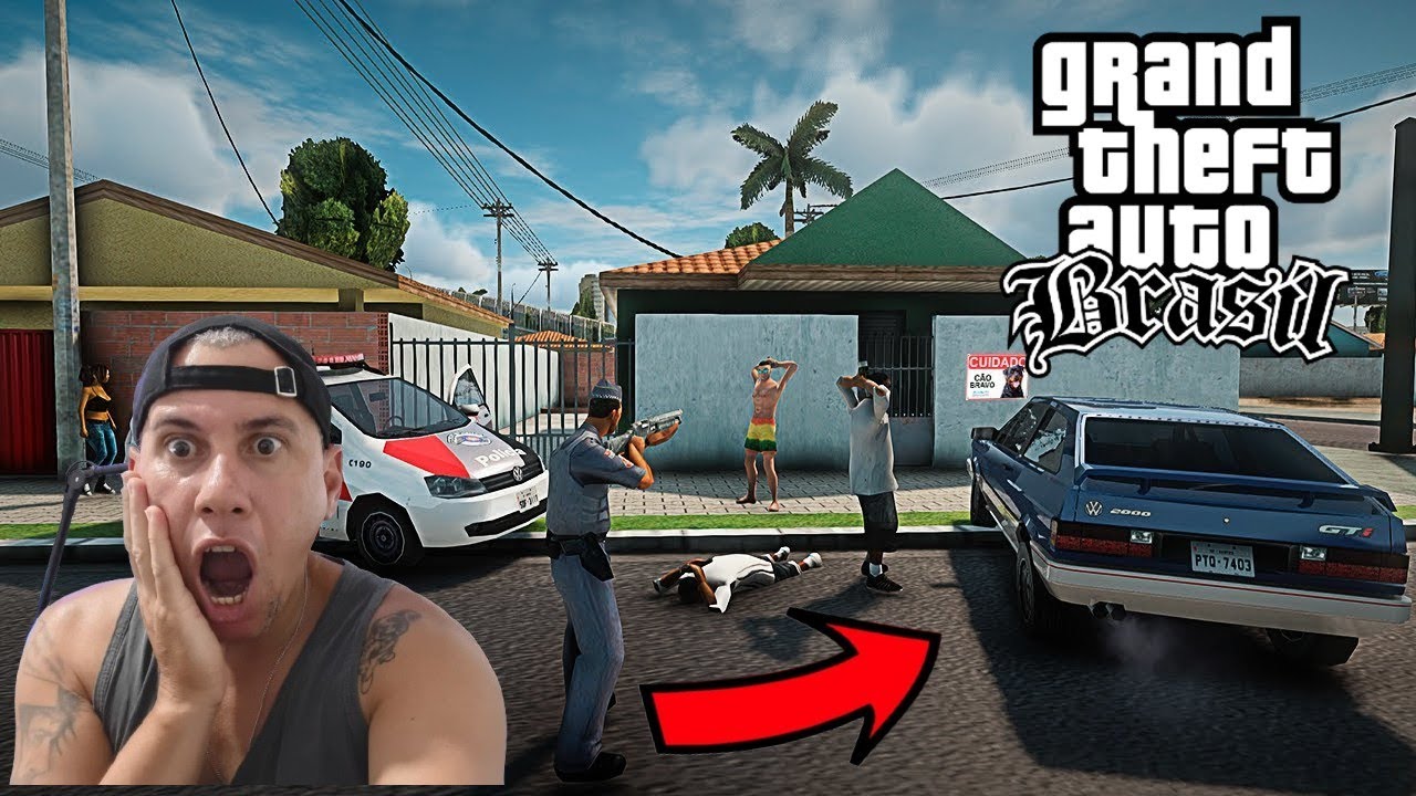 GTA BRASIL - MOD MUITOO INSANO.. PLAYSTATION 2