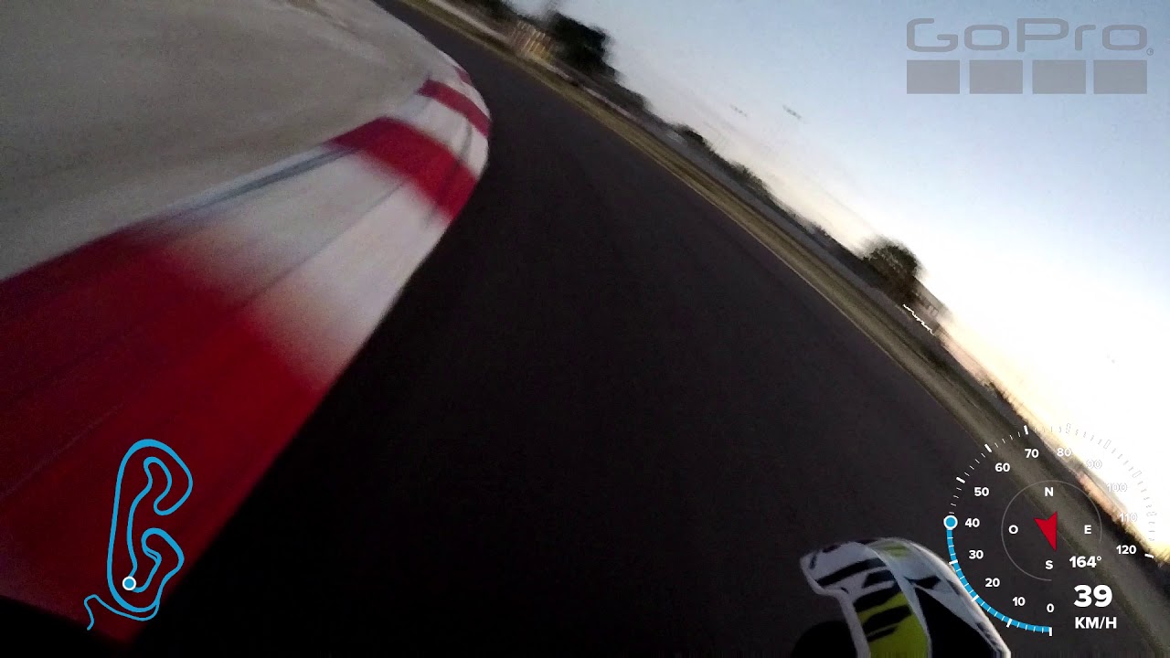 On board Pitbike Yes kartodromo della Murgia