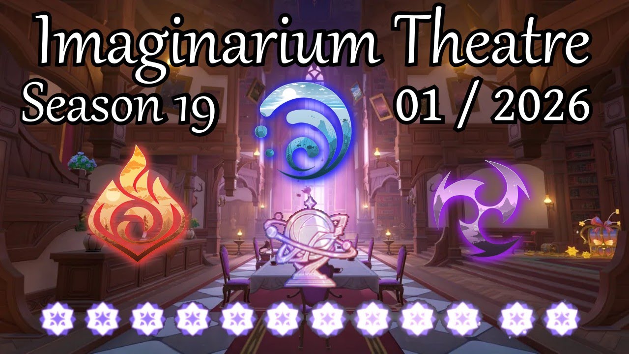 Imaginarium Theatre Season 19!  2026 New Years!  Patch 6.2 #genshinimpact #imaginariumtheater