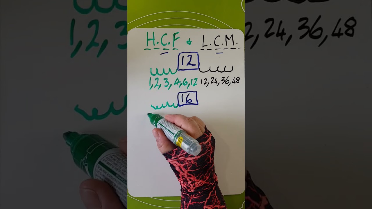 НОД и НОК — от Maths In A Flash