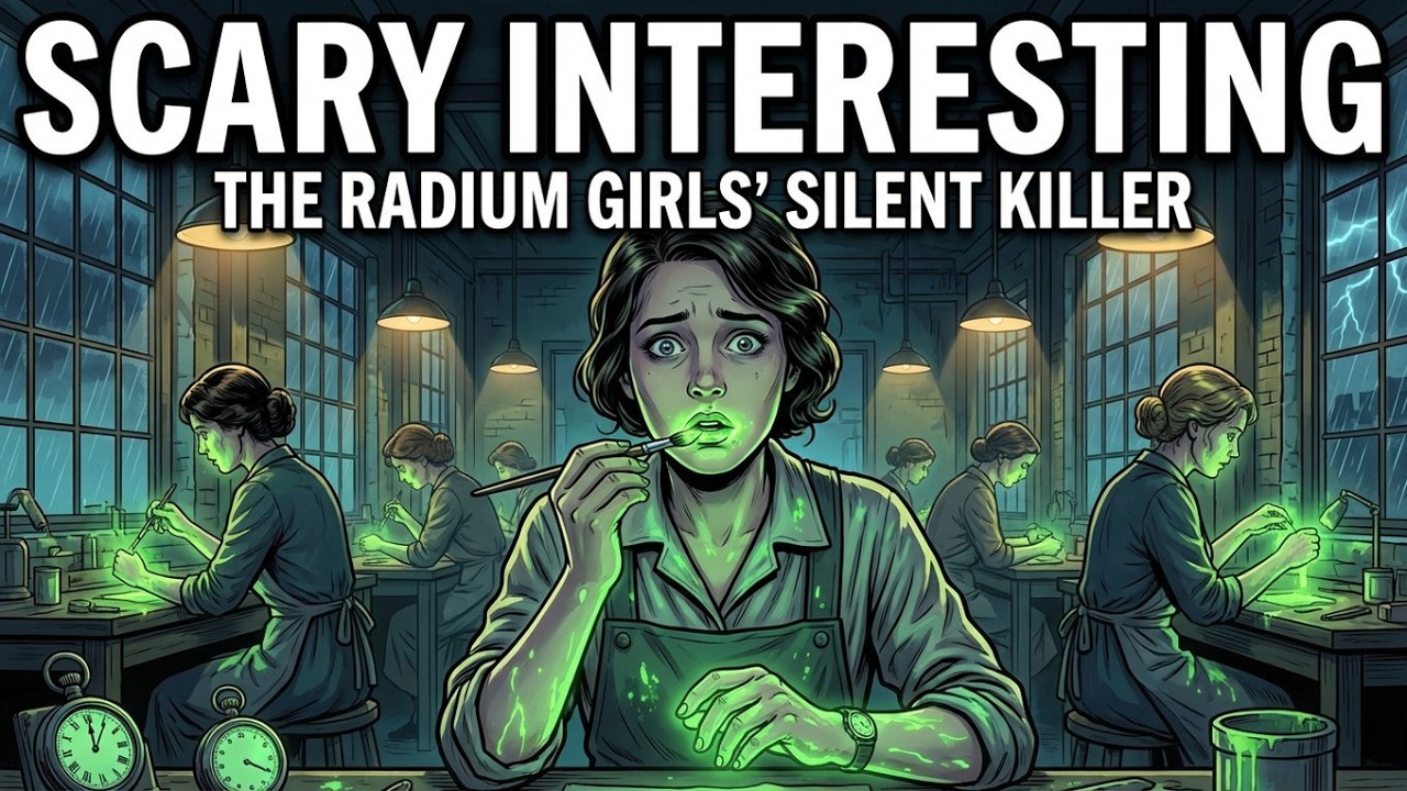 Historical Stories For Sleep | Radium Girls | Black Screen With Rain