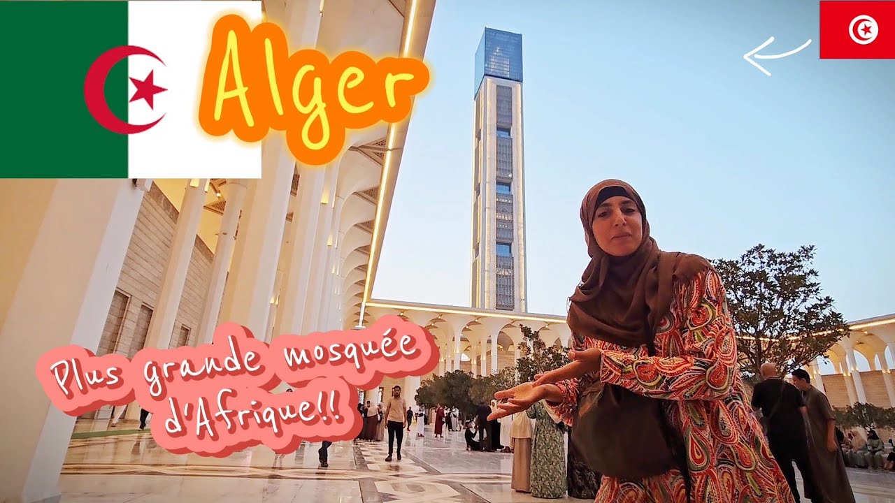 L’Algérie, la plus grande mosquée d’Afrique et le plus haut minaret du monde !!