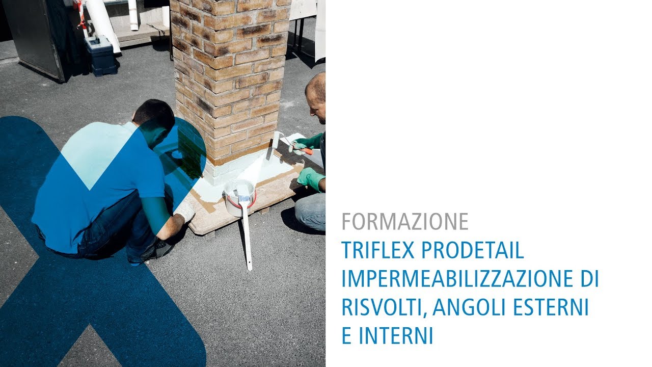 Triflex ProDetail® - Impermeabilizzazione di risvolti, angoli esterni e interni
