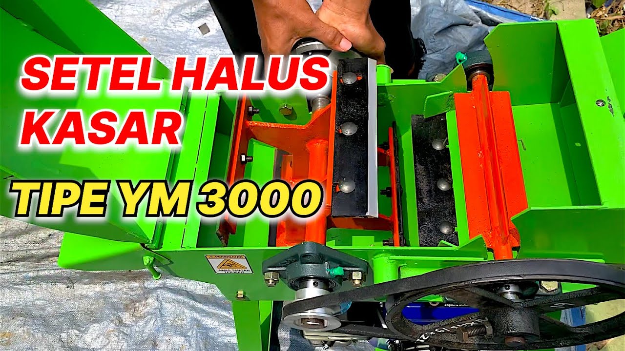 Cara Setel Pisau Pencacah Lebih Halus Atau Kasar