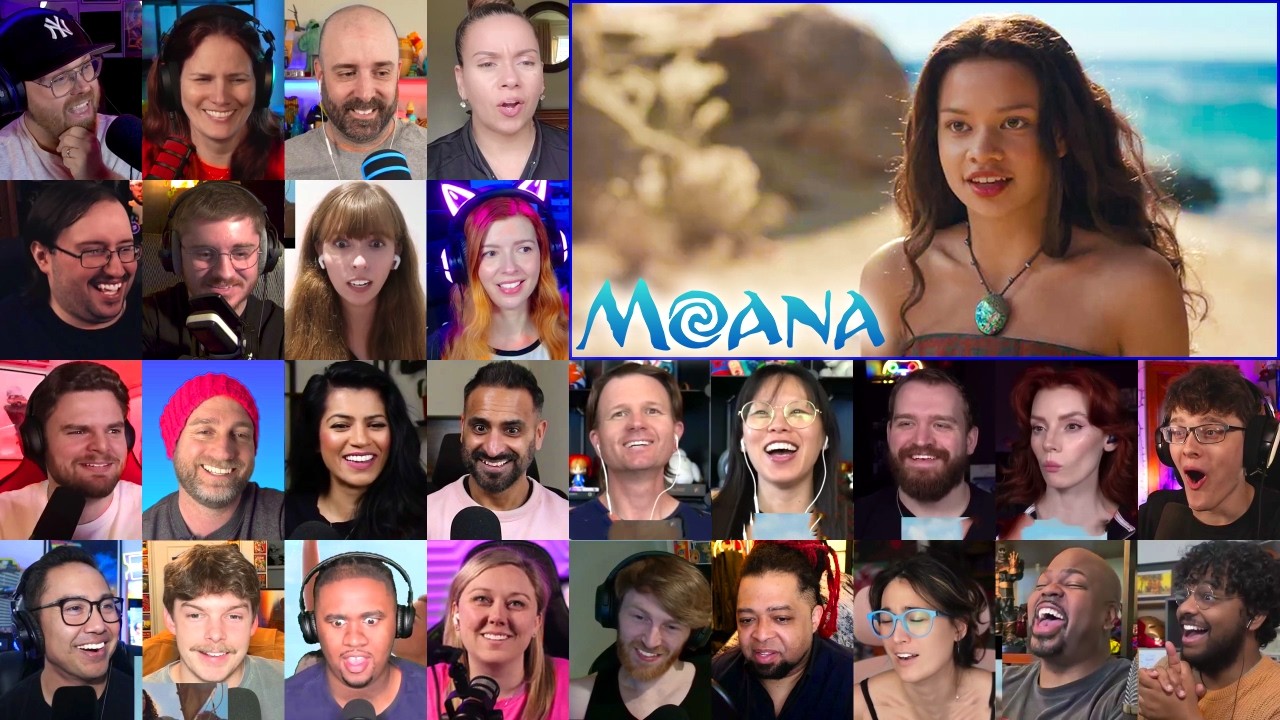 Moana | Official Trailer | Reaction Mashup