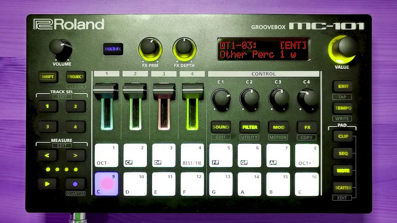 Roland MC-101 - Deee-Lite - Groove is in The Heart (Disco Remix)
