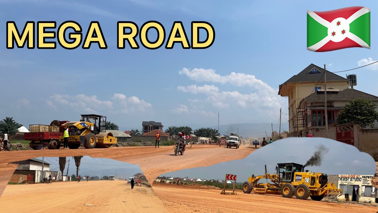 🛑UPDATE🇧🇮: Watch How a Massive Road Is Being Built in Burundi 