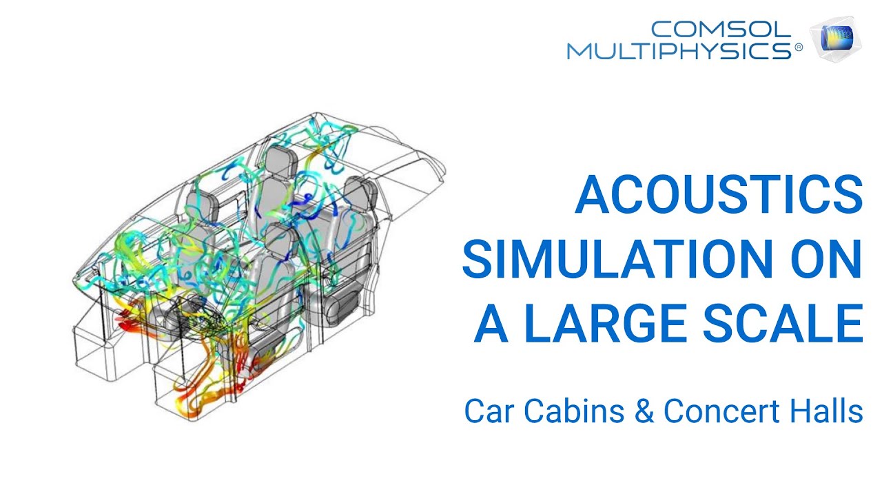 COMSOL Webinar: Acoustics Simulation on a Large Scale Car Cabins & Concert Halls