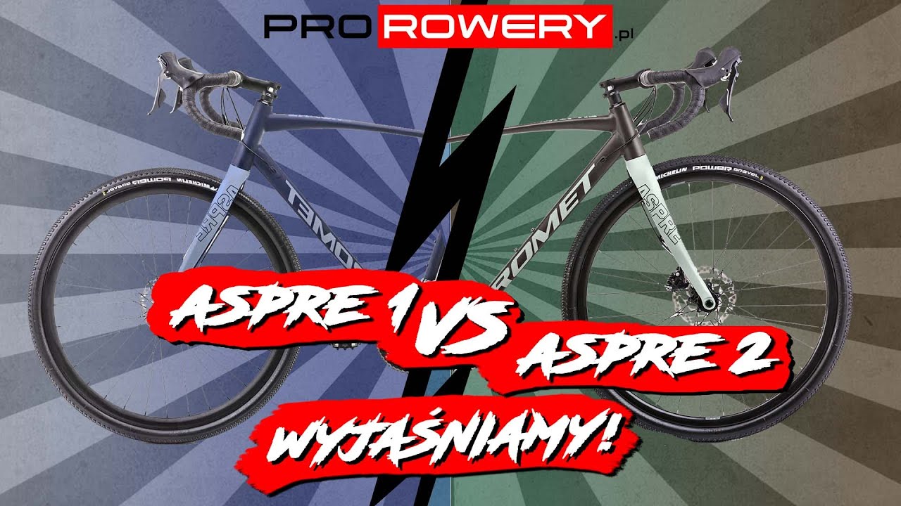 Gravele Romet: por&oacute;wnanie Aspre 1 i Aspre 2