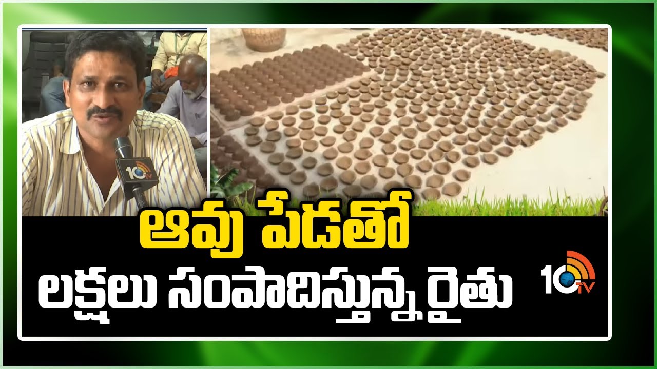 Cow Dung Business | Success Story | Matti Manishi | ఆవు పేడతో లక్షలు సంపాదిస్తున్న రైతు | 10TV