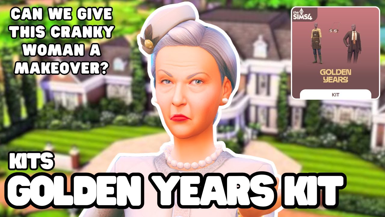 POV: Giving Agnes Crumplebottom the Makeover of Her Life 🤍 | The Sims 4