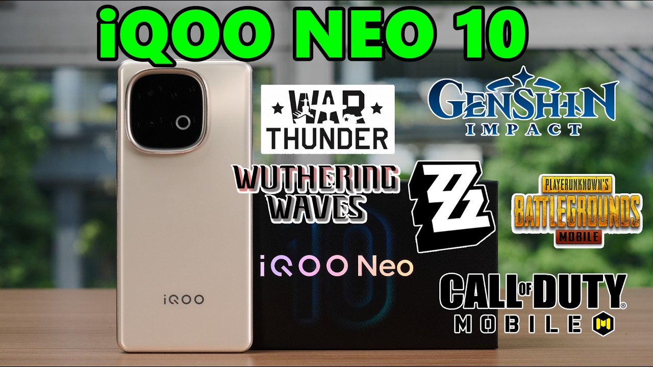 Gaming test - iQOO Neo 10 with Snapdragon 8s Gen 4!