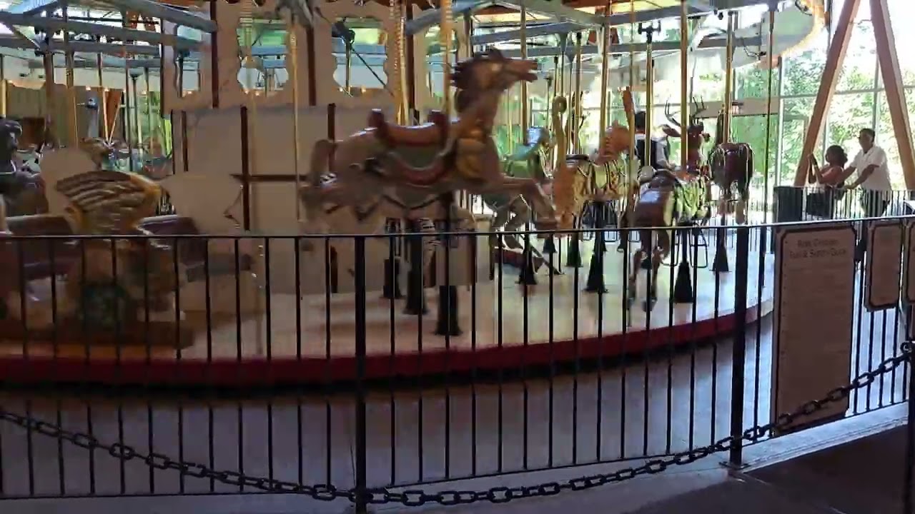 Old Style Carousel on the move.
