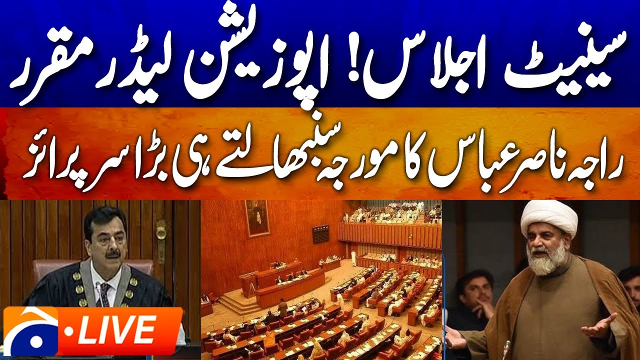 🔴LIVE: 𝗦𝗲𝗻𝗮𝘁𝗲 𝗦𝗲𝘀𝘀𝗶𝗼𝗻 𝗨𝗻𝗱𝗲𝗿𝘄𝗮𝘆 | Geo News