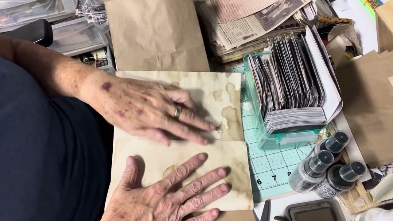 Paper Bag Journal finishing!