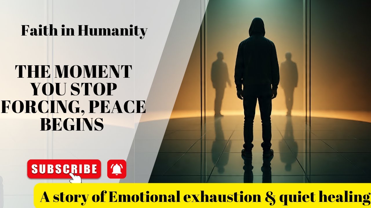 The Moment You Stop Forcing Peace Begins