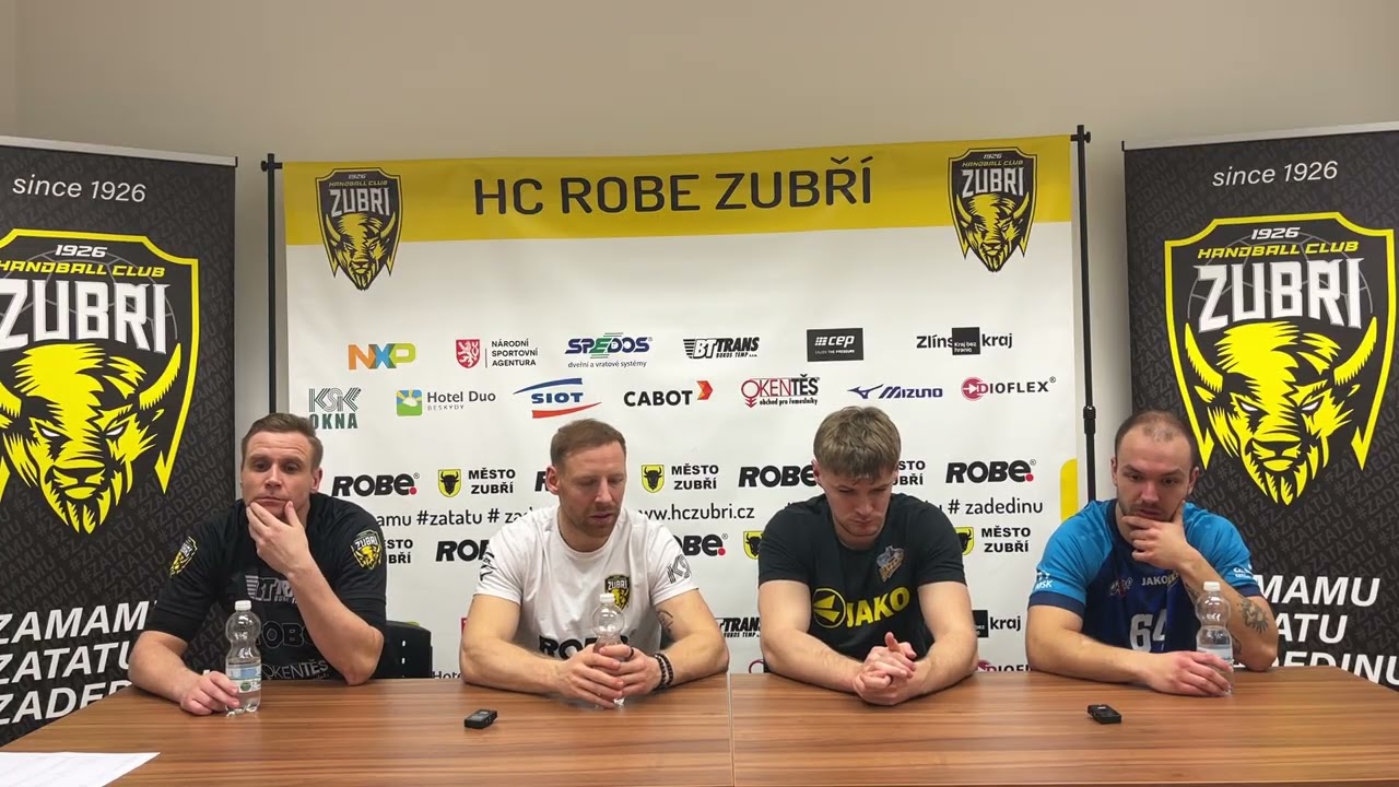 Tisková konference: HC ROBE Zubří - Pepino Házená Frýdek-Místek (14. 2. 2026)