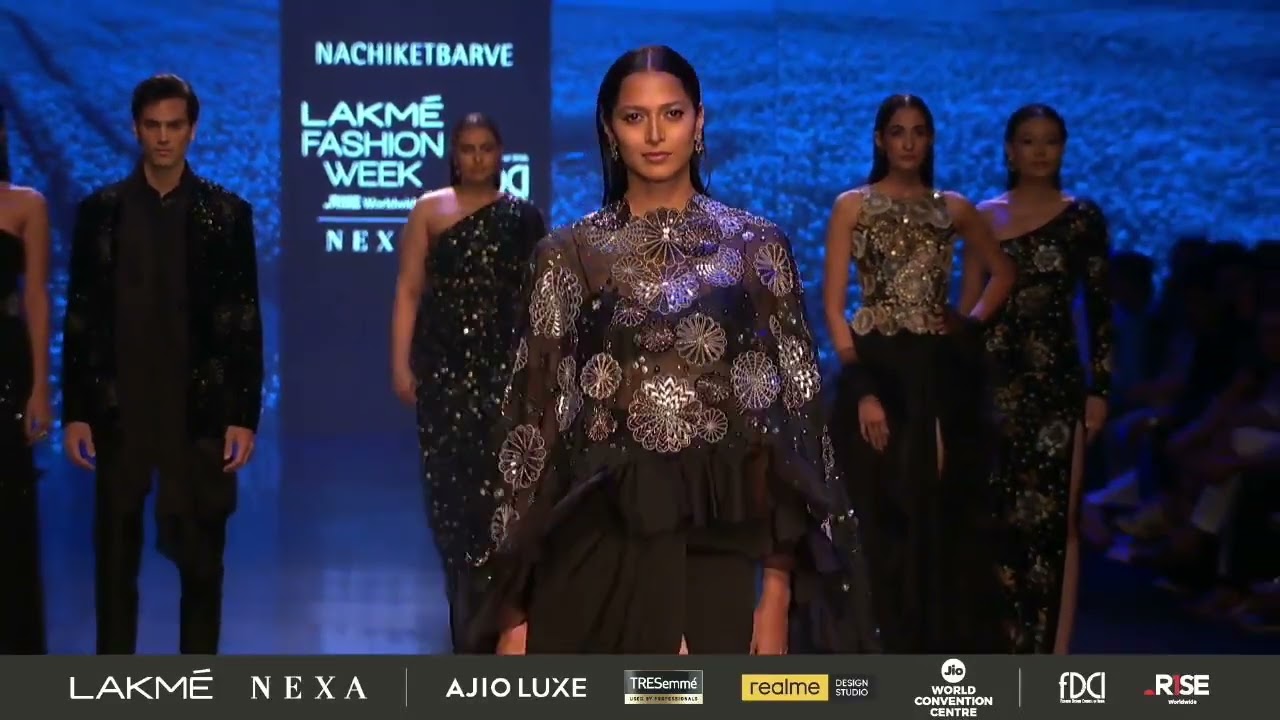 Nachiket Barve at Lakmé Fashion Week in partnership with FDCI.
