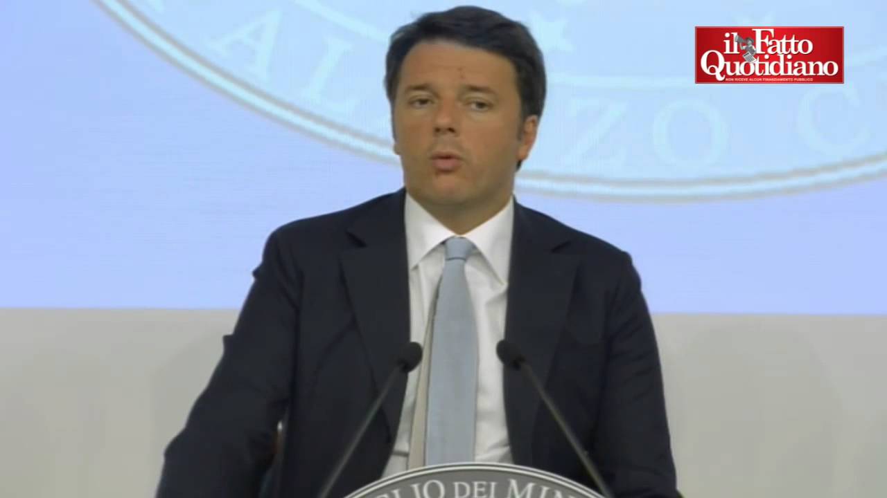 Legge Stabilità, Renzi: 