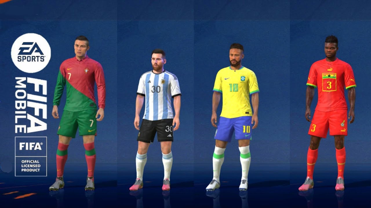 FIFA Mobile 23 - National Team Kits ( Tencent Versions )