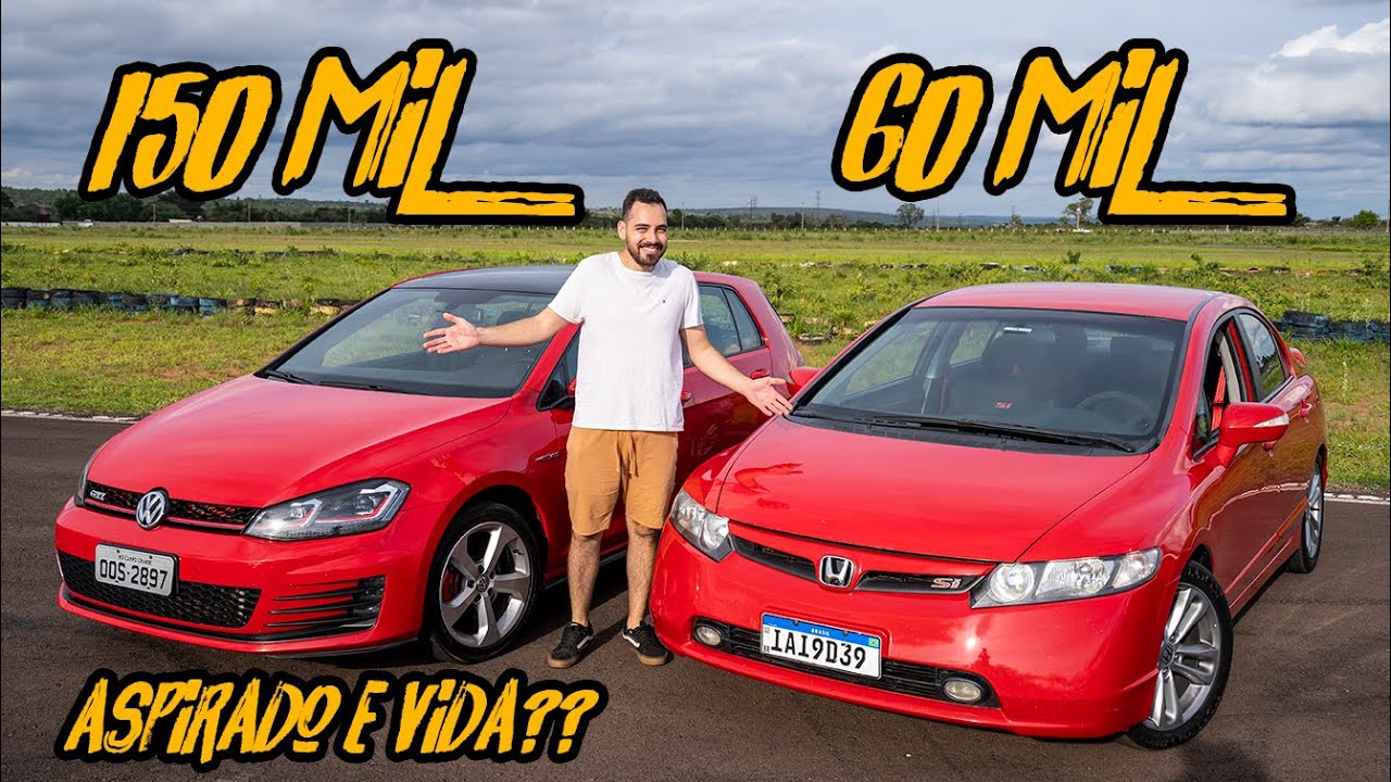 CIVIC SI DESAFIOU O GOLF GTI 100% ORIGINAL!!🔥🚀 JDM X ALEMÃO