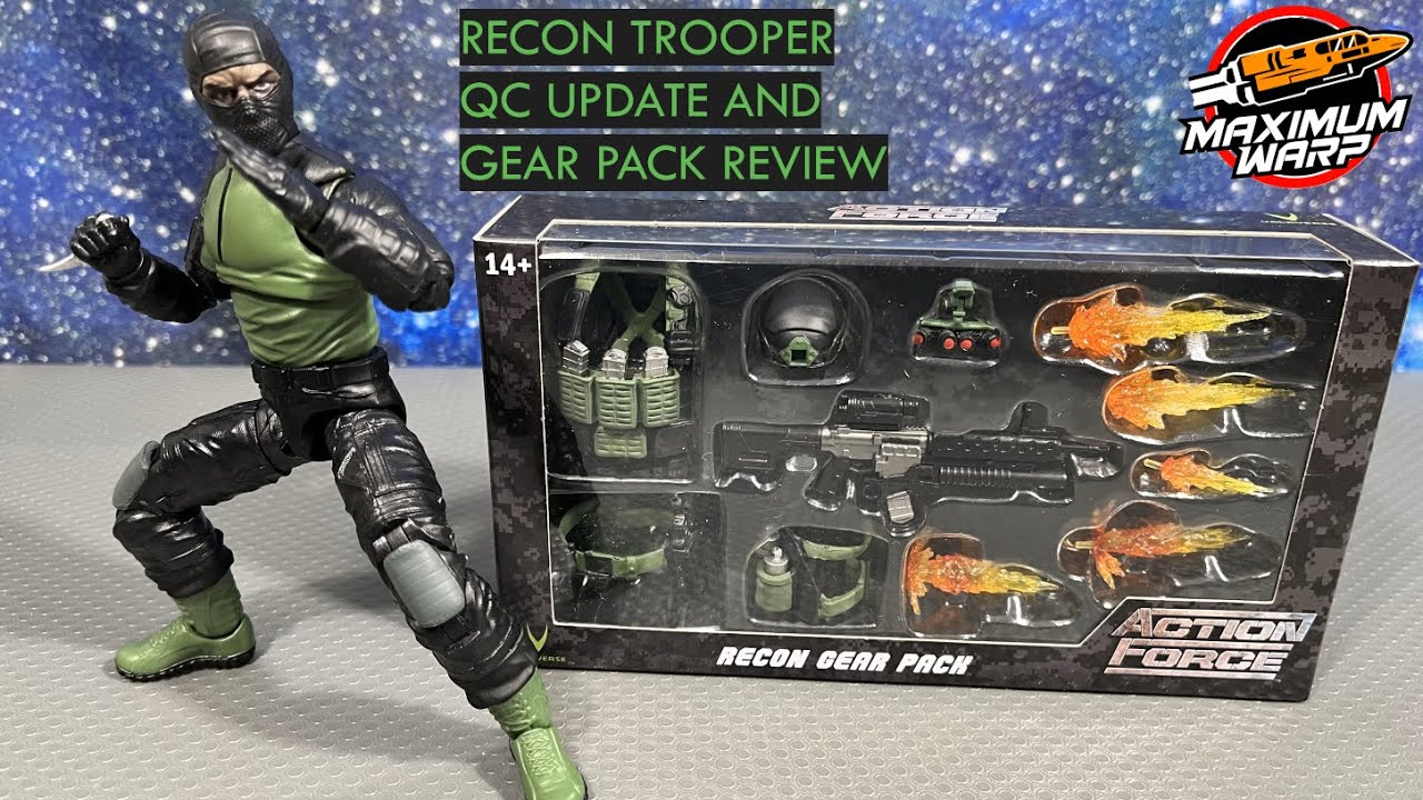 Valaverse Action Force RECON GEAR PACK and RECON CORPS TROOPER QC Update
