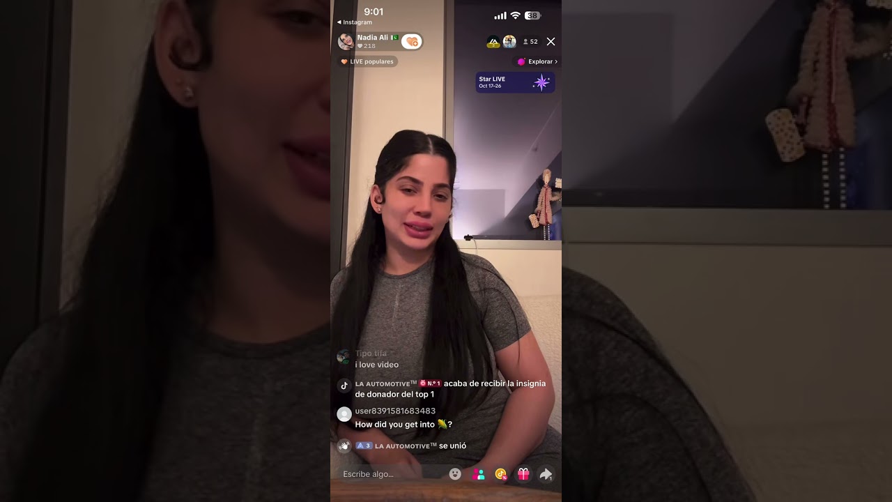 @Pakinadiaali live stream Nadia Ali 